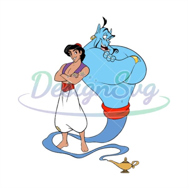 aladdin-and-genie-disney-aladdin-and-the-magic-lamp-png-sublimation