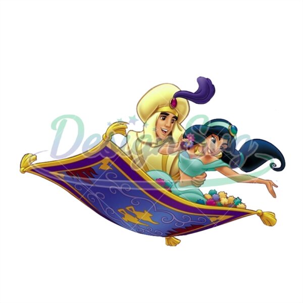 prince-and-princess-flying-on-a-magic-carpet-png