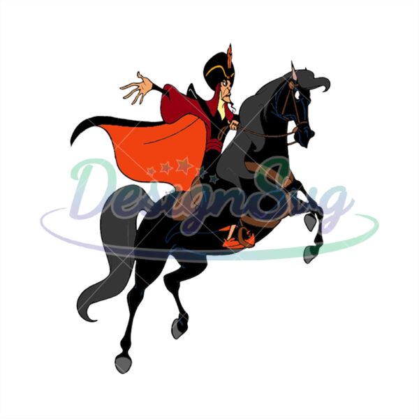 jafar-riding-on-nazir-horse-disney-villain-png