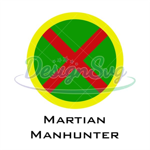 avengers-superhero-martian-manhunter-logo-svg