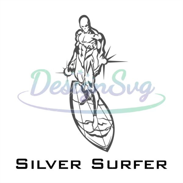 avengers-superheroes-silver-surfer-logo-svg