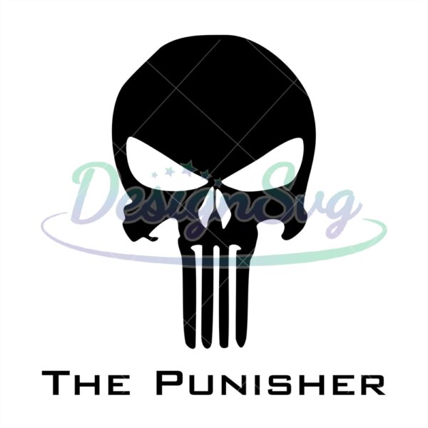 avengers-superheroes-the-punisher-logo-svg