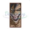 Eren Yeager Embroidery Design