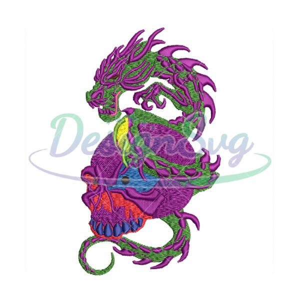 undead-skull-dragon-anime-embroidery-file