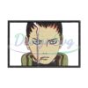 Smoking Nara Shikamaru Anime Embroidery File