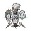 Team Seven Rhapsody Naruto Embroidery File