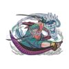 Zoro With Dragon Embroidery Design File