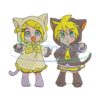 Kagamine Rin/Len Embroidery Design