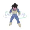 Vegeta Dragon Ball Embroidery Design