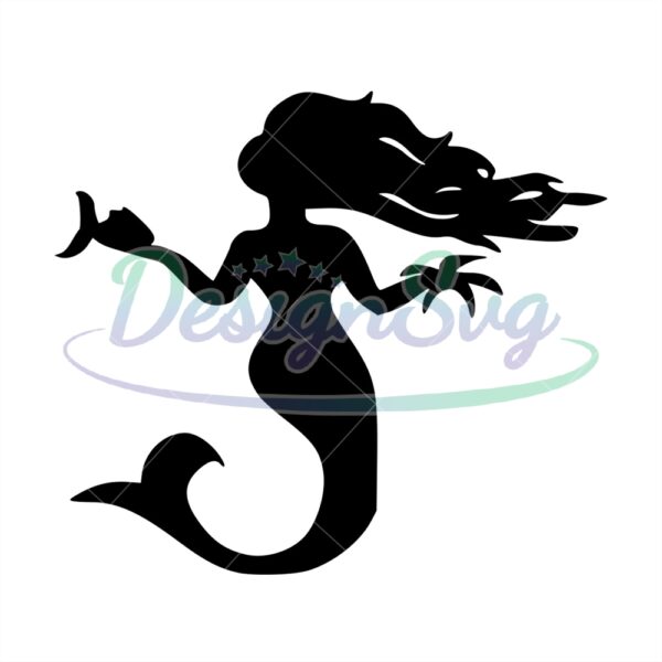 disney-little-mermaid-princess-ariel-silhouette-svg