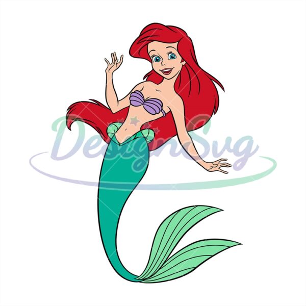 disney-princess-ariel-the-little-mermaid-svg