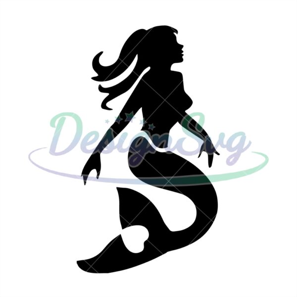 the-little-malibu-mermaid-princess-ariel-silhouette-art-svg