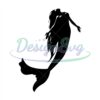 little-mermaid-princess-ariel-disney-cartoon-silhouette-svg