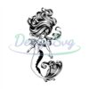 big-curly-hair-sexy-little-mermaid-ariel-silhouette-svg