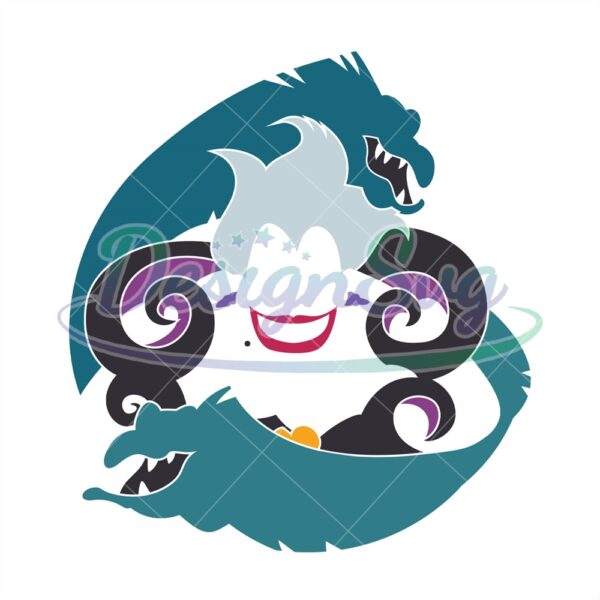 disney-sea-witch-ursula-the-little-mermaid-vector-svg