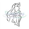 disney-sleeping-beauty-princess-aurora-outline-svg