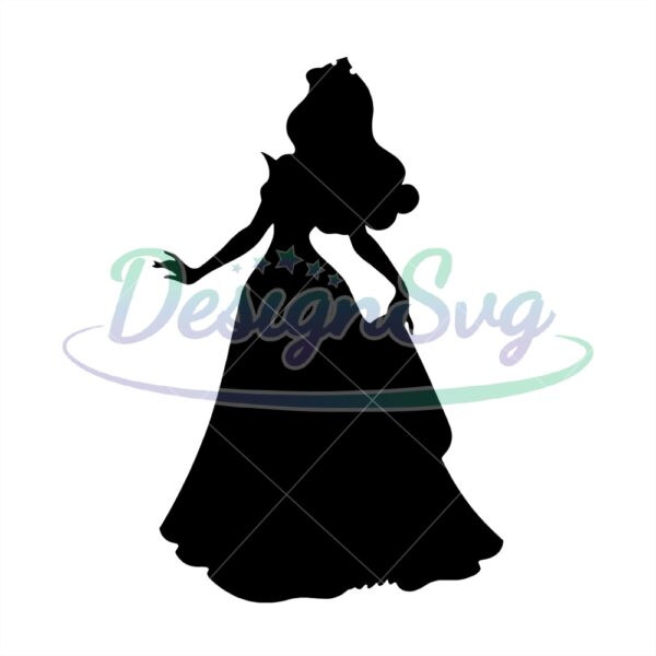 princess-aurora-sleeping-beauty-disney-silhouette-svg