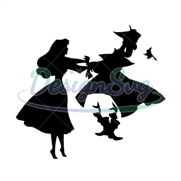 disney-princess-sleeping-beauty-aurora-silhouette-illustration-svg
