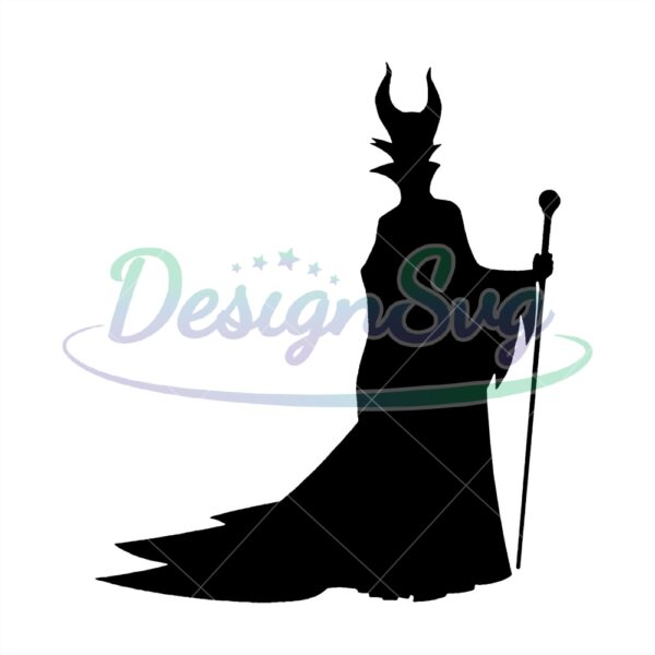 disney-villain-maleficent-sleeping-beauty-cartoon-silhouette-svg