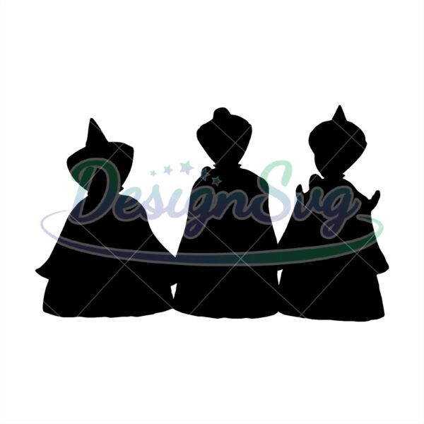 floral-fauna-and-merryweather-sleeping-beauty-fairies-svg