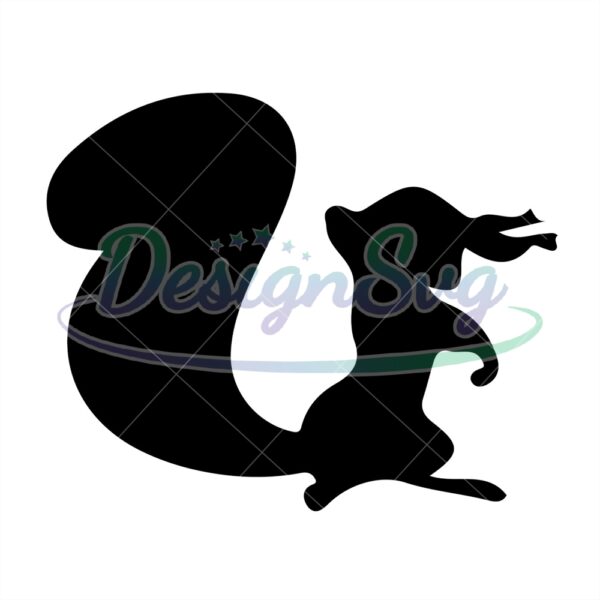 disney-sleeping-beauty-squirrel-characters-silhouette-svg