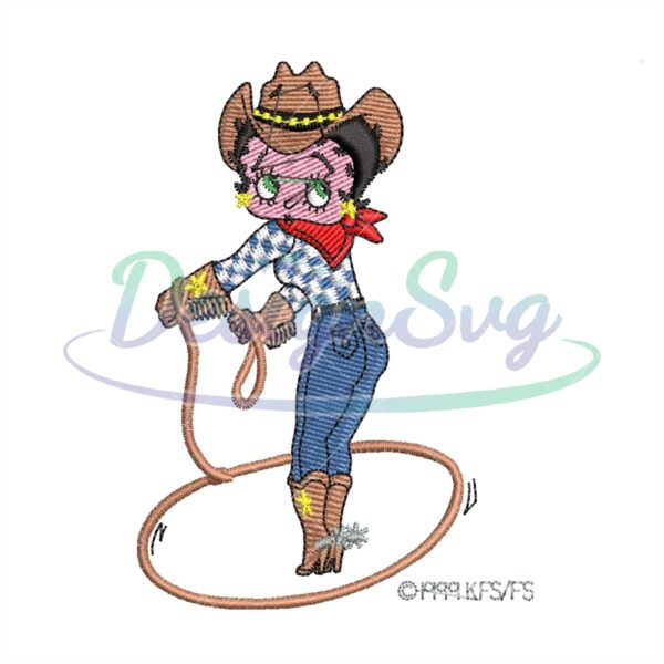 cowboy-betty-boop-embroidery-file-png