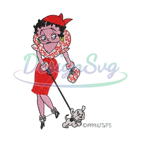 lady-girl-betty-boop-with-dog-go-shopping-embroidery-png