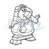 beauty-and-the-beast-cogsworth-disney-character-svg