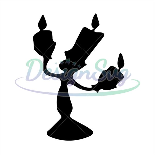 beauty-and-the-beast-lumiere-character-silhouette-vector-svg