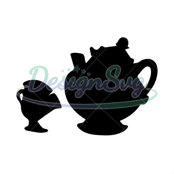 the-magic-tea-set-mrs-potts-and-chip-disney-characters-svg-silhouette