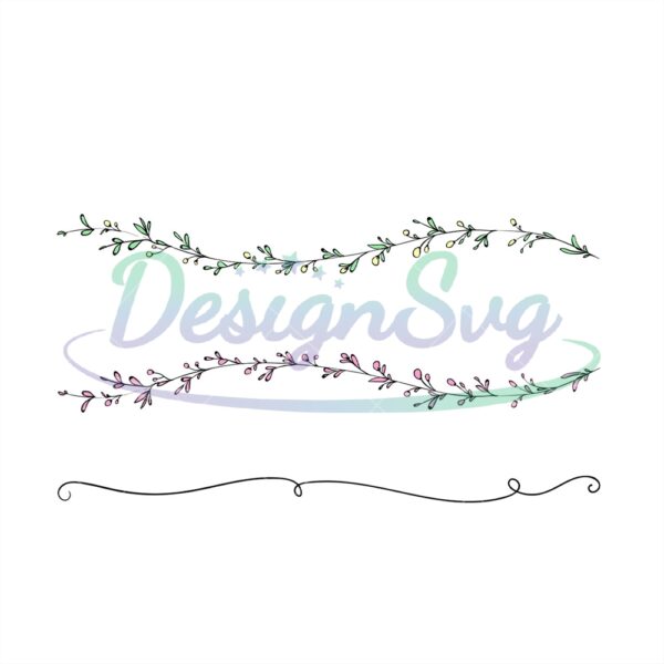 disney-floral-branch-pattern-cinderella-cartoon-sticker-svg