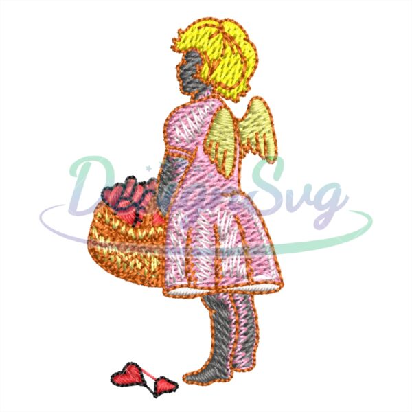 cupid-with-hearts-basket-embroidery