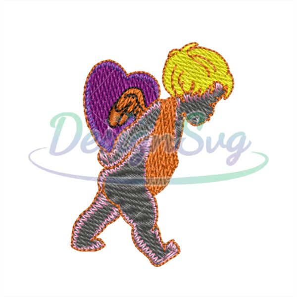 cupid-carrying-heart-on-back-embroidery