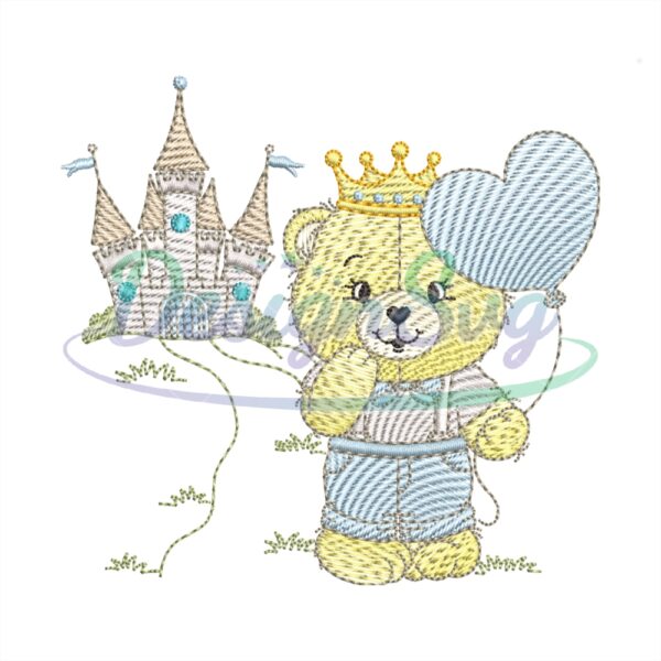 Princess Teddy Bear Kingdom Embroidery
