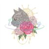 floral-pattern-cat-embroidery-png
