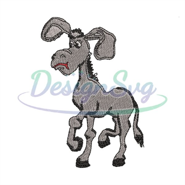 Shrek Donkey Embroidery Design
