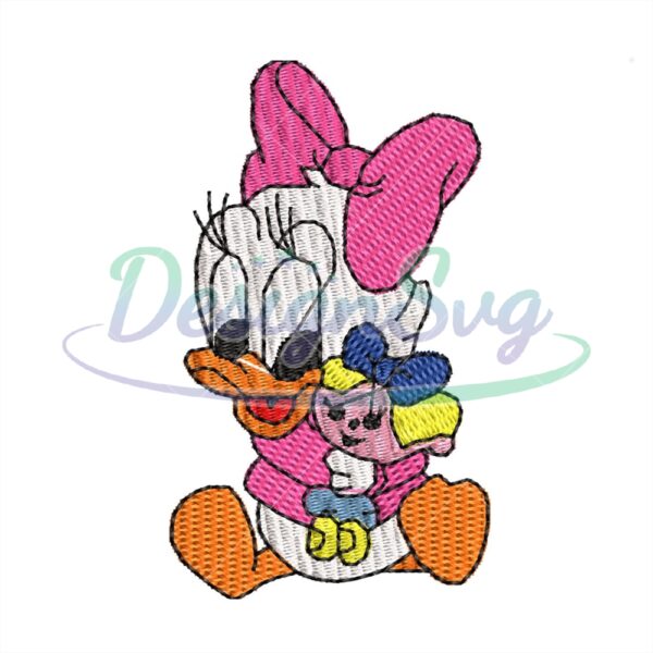 baby-doll-daisy-duck-embroidery