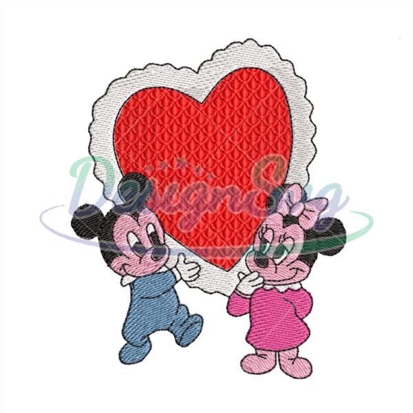 love-baby-mickey-minnie-embroidery
