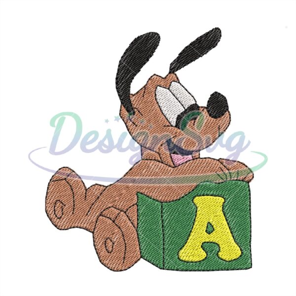 a-baby-pluto-dog-embroidery