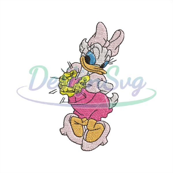 Disney Daisy Duck Embroidery Design