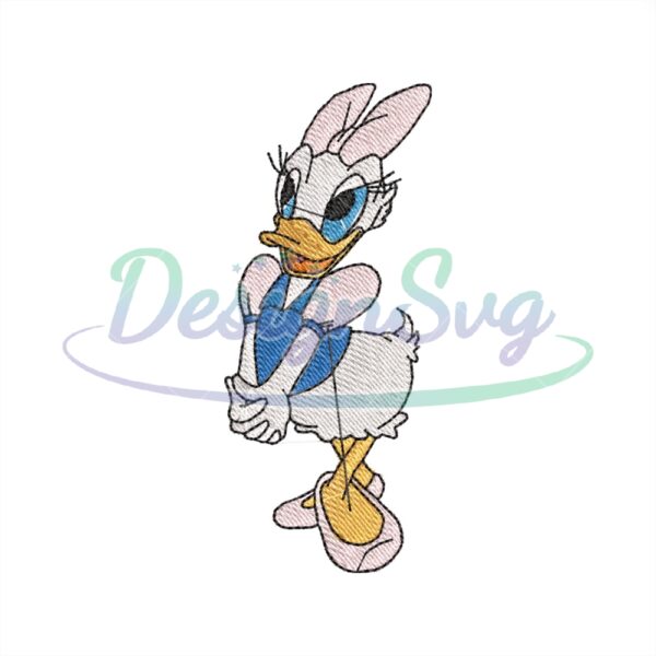 Cute Daisy Duck Embroidery File