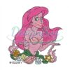 beauty-princess-ariel-embroidery
