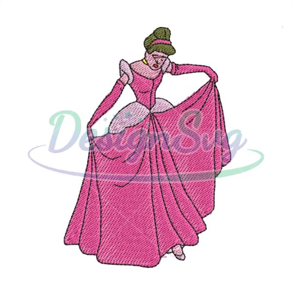 dressed-princess-cinderella-embroidery