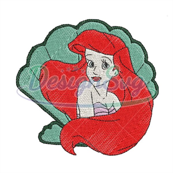 little-mermaid-princess-ariel-embroidery