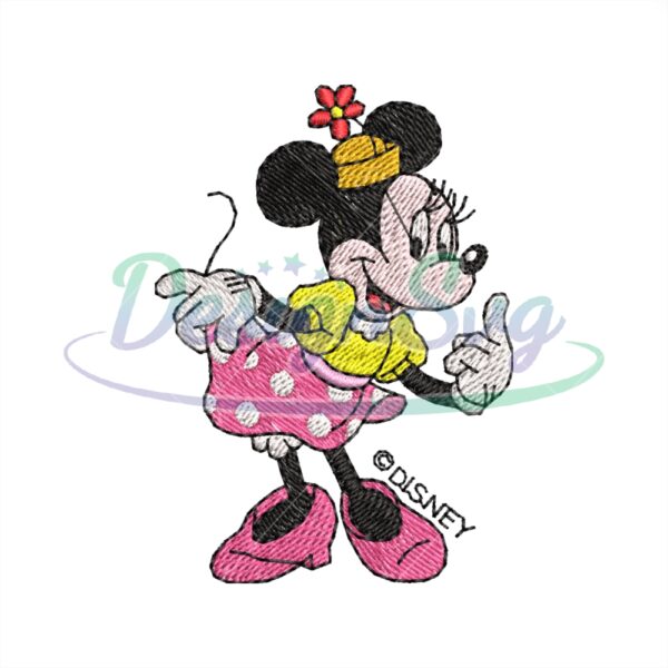 Disney Magic Minnie Mouse Embroidery File