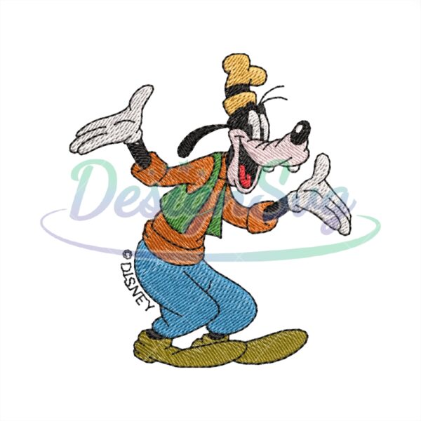 Disney Character Goofy Embroidery File