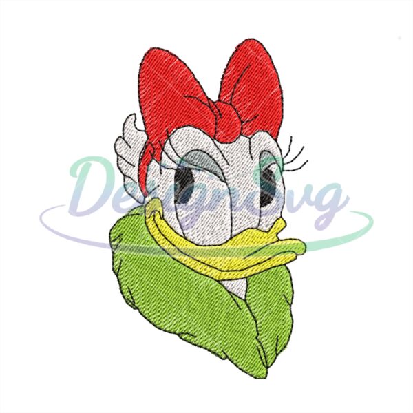 lady-daisy-duck-embroidery