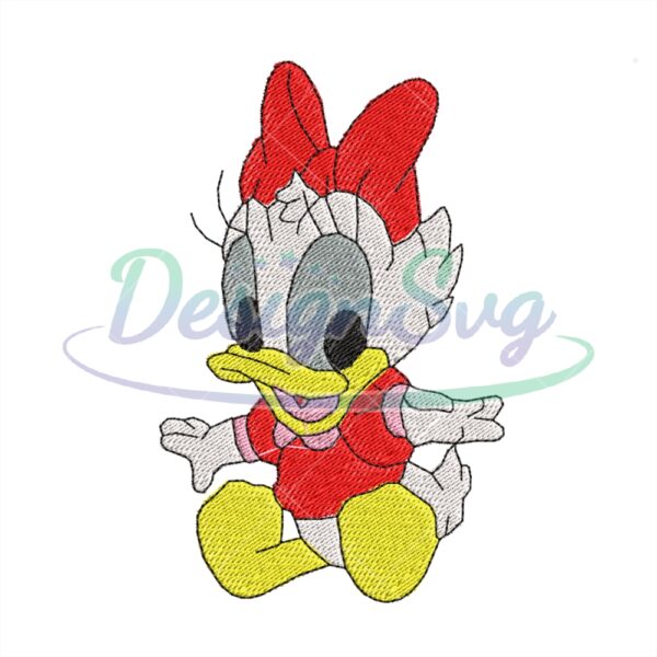 little-baby-daisy-duck-embroidery