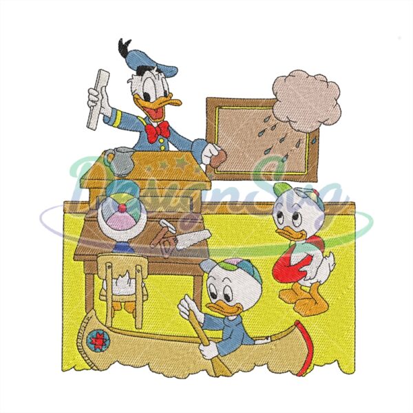 donald-duck-the-educator-embroidery
