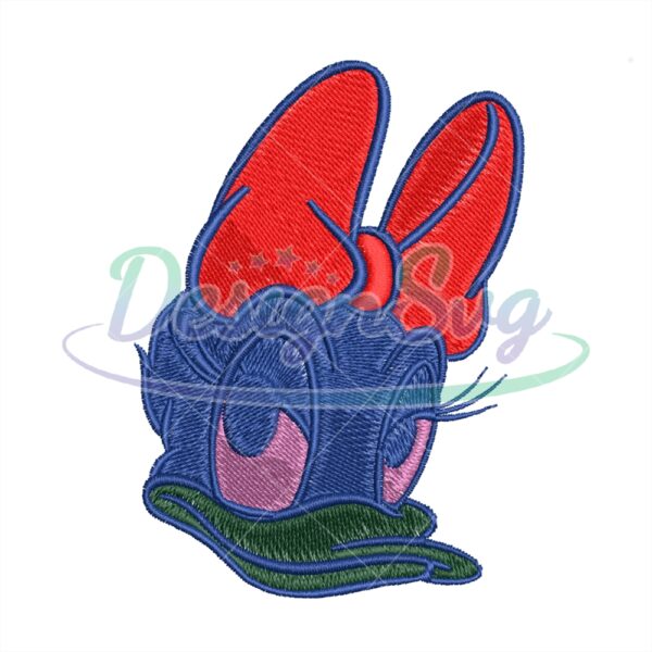 daisy-duck-head-pixel-design-embroidery